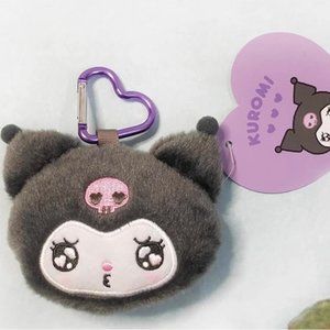 🎉Host Pick🎉Sanrio Kuromi & Melody Fuzzy coin pouch 6*8cm